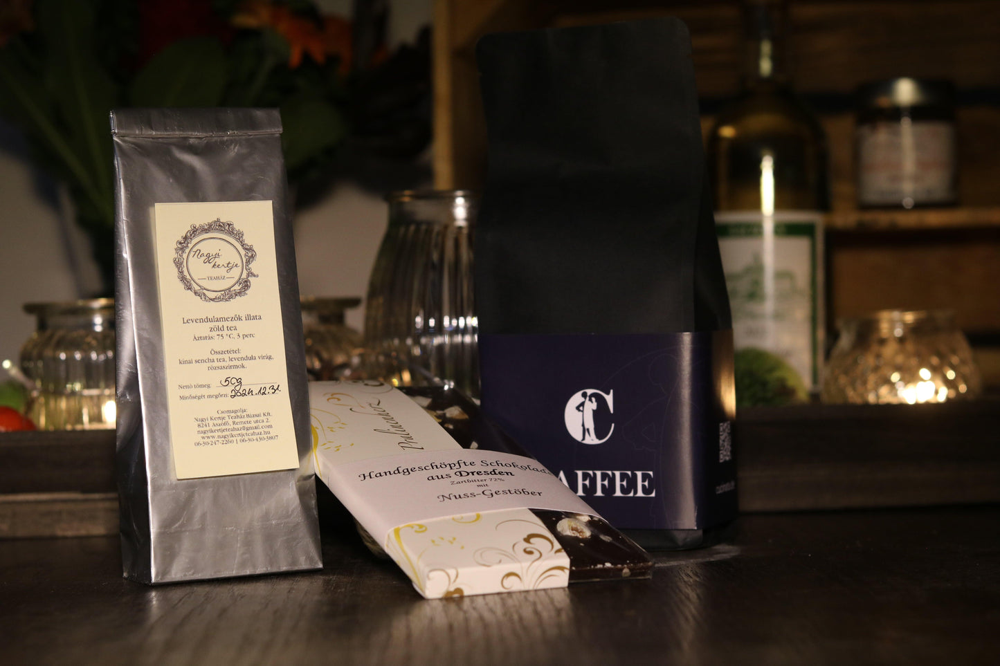 Präsent „Seelenwärmer“ I Rizzo Kaffee & Tee I Schokolade