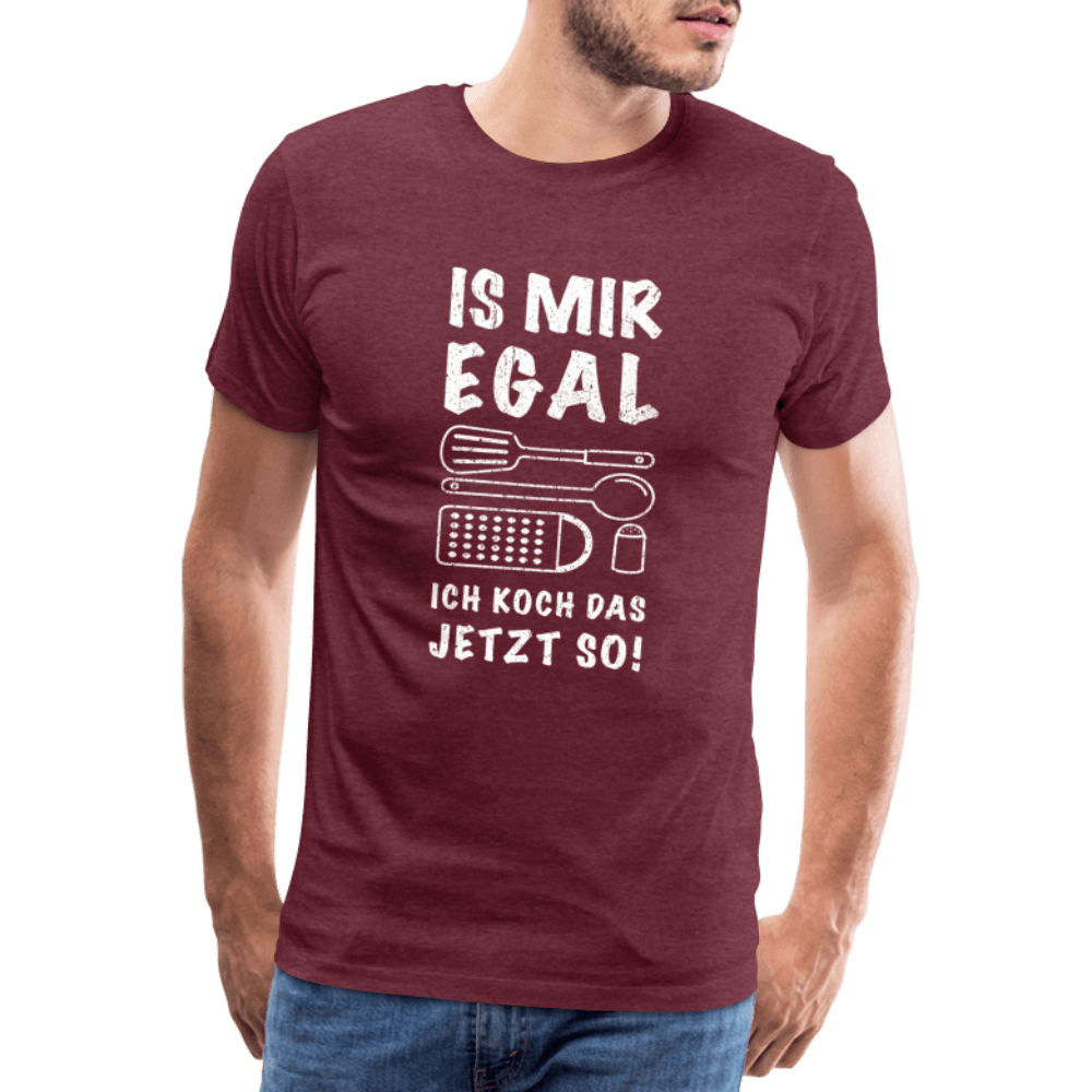 Men’s Premium T-Shirt - heather burgundy