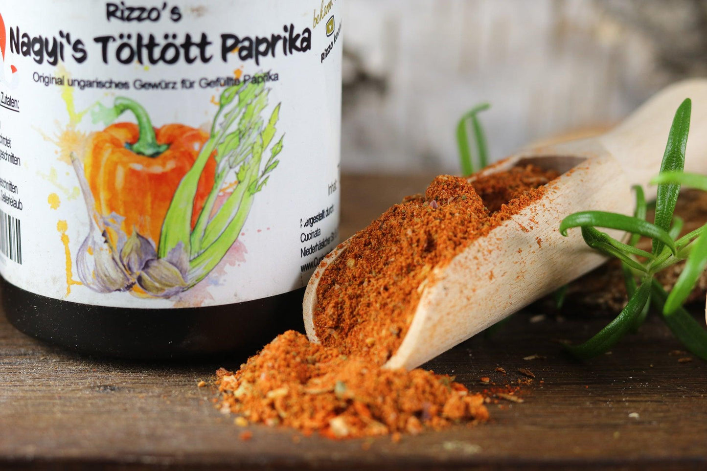 Gewürzmischung "Nagyi`s Töltött Paprika" I gefüllte Paprikaschoten I Originaler Geschmack des Traditionsgerichtes I Paprika 2.0 - Cucinata